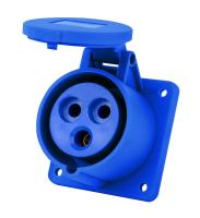 DEKraft Розетка для скрытой проводки 2Р+РЕ 32А 220В IP44 РЩ-103