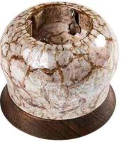 BIRONI Фаберже Керамика Мрамор золото Розетка с/з