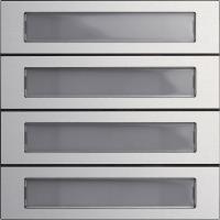 Gira Модуль кнопок вызова System 106 4-местн.