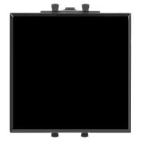 DKC Avanti Черный квадрат Кнопка 16A 2 модуля