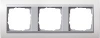 Gira Event Бел матовый/Алюминий Рамка 3-ая