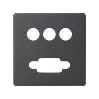 Simon 82 Detail Графит Накладка на механизм 7500092-039