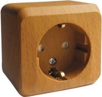 SE Этюд наруж Дача Темный бук Розетка 1-ая с/з со шторками