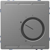 SE Merten D-Life Нержавеющая Сталь Терморегулятор с центральной платой с переключателем конт.24В