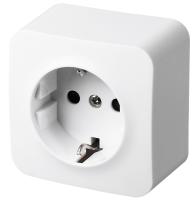 Jasmart FS Белый Розетка 1-ая со шт, накладного монтажа, 16AX 250V~