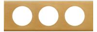 Legrand Celiane Золото Рамка 3 поста (6 модулей)