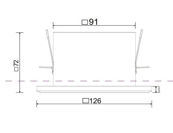 Встраиваемый светильник DL008-2-01-S Maytoni Metal Modern