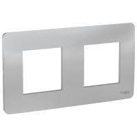 SE Unica Studio Алюминий Рамка 2-ная