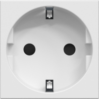 Donel Розетка 2К+З нем.ст., в/заж., с з/ш, бел. (45х45мм), simple, DF6D1G