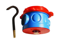 DKC Коробка потолочная с крюком для заливки в бетон, д.70х57мм