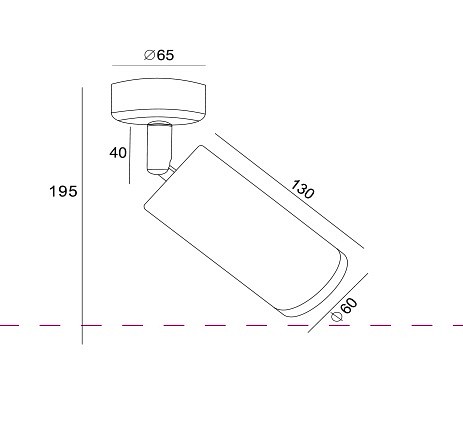 Потолочный светильник C034CL-01B Maytoni Focus Design