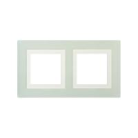 DKC Avanti Светло-зеленый Стекло Рамка 4 модуля
