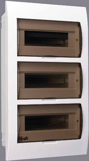 DEKraft ЩРВ-П-36 Корпус модульный пластиковый IP41, 36 модулей встраиваемый DEKraft ЩРВ-П-36 Корпус модульный пластиковый IP41, 36 модулей встраиваемый