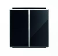 ABB SKY Стекло чёрное Клавиша для 2-клавишных выключателей/переключателей/кнопок