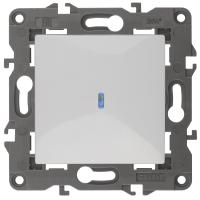 ЭРА 14-1102-01 Elegance Белый Выключатель 1-кл с подсветкой