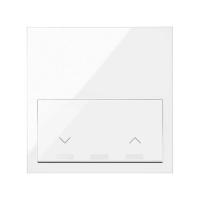 Simon 100 Белый глянец Кит 1 пост, фронт. 1 рамка «минимум» + 1 клавиша жалюзи