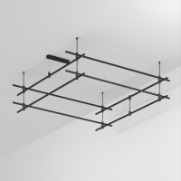 Arlight Основание ART-APRIORI-QUADRAT-2-ROD-400-2000x2000 (BK) (IP20 Металл, 3 года)