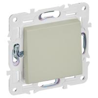 IEK SKANDY Бежевый Выключатель 1-клавишный перекрестный 10А SK-V03B