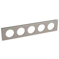 Legrand Celiane Никель Велюр Рамка 5-ая (2+2+2+2+2 мод)