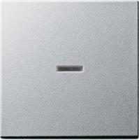 Gira S-55 Алюминий Клавиша 1-ая с подсветкой