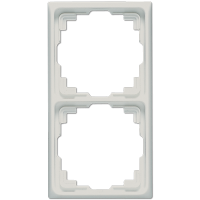 JUNG Рамка для инсталляции в кабельных каналах, 2-кратная светло-серая