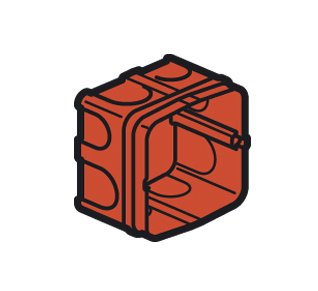 Legrand Batibox Коробка монтажная для розеток 20-32A 86х87 глубина 50мм