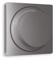 Лицевая панель ALFA (Сталь матовый) для светорегулятора универсального QUANT AP5055