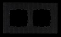 Jasmart Рамка 2-постовая, алюминий Black