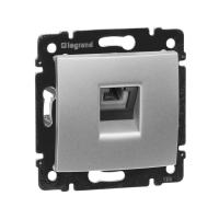 Legrand Valena Алюминий Розетка ТЛФ 1-ая