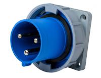 Dekraft Вилка для скрытой проводки 2Р+РЕ 32А 220В IP67 ВЩ-103