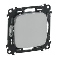 Legrand Valena ALLURE Алюм Заглушка с суппортом