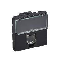 Legrand MOSAIC RJ45 STP кат6 2мод черн