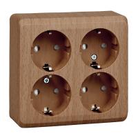 SE Этюд наруж Дача Бук Розетка 4-ая с/з со шторками