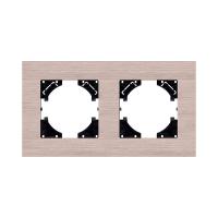 Рамка 2-постовая, золотой Kollinger Reflex AL RA2GD