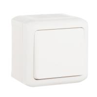Legrand Quteo Белый Кнопка 1-клавишная IP44 6А