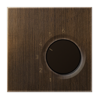 JUNG комнатный термостат, латунь Antik