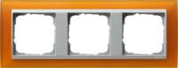 Gira EV Матово-янтарный/алюминий Рамка 3-ая