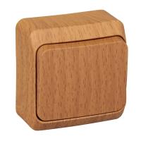 SE Этюд наруж Дача Темный бук Переключатель 1-клавишный