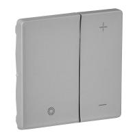 Legrand Valena LIFE Алюм Накладка светорегулятора кнопочного