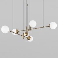 Подвесной светильник 70146/6 латунь Eurosvet Planet