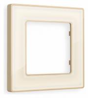 Рамка ALFA Arctic (Бежевый Стекло органическое/Шампань) 1-ая AF580341