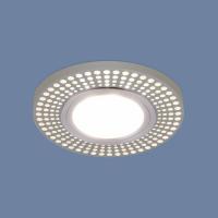 Встраиваемый точечный светильник со светодиодной подсветкой 2231 MR16 CH хром Elektrostandard Doti a045437