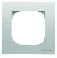 ABB SKY Нержавеющая сталь Рамка 1-постовая