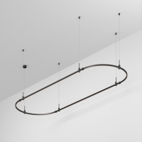 Arlight Основание ART-APRIORI-OVAL-HANG-3000x1000 (BK) (IP20 Металл, 3 года)