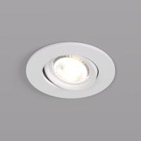 DK3020-WH Встраиваемый светильник, IP 20, 10 Вт, GU5.3, LED, белый, пластик