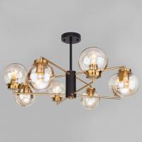 Потолочная люстра с плафонами 70118/8 черный Eurosvet Creek Потолочная люстра с плафонами 70118/8 черный Eurosvet Creek