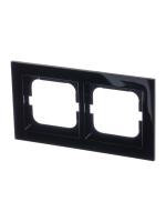 ABB BJE Axcent Черный Рамка 2-ая