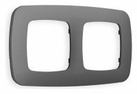 Рамка OMEGA Ecta (Антрацит серый) 2-ая OF140652