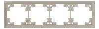 Четырехместная рамка классик, латте (35940 LT)
