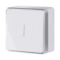 Выключатель одноклавишный с подсветкой Gallant белый W5010101